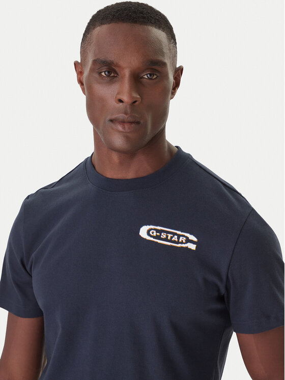 G-Star Raw G-Star Raw T-shirt Back Gr Arch D26047-C336 Crna Regular Fit