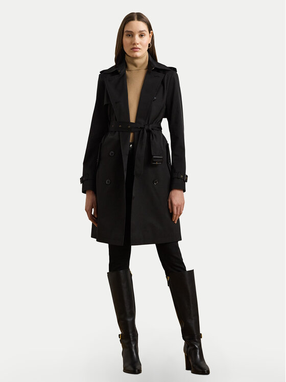 LAUREN RALPH LAUREN LAUREN RALPH LAUREN Trencz 297967122001 Czarny Regular Fit