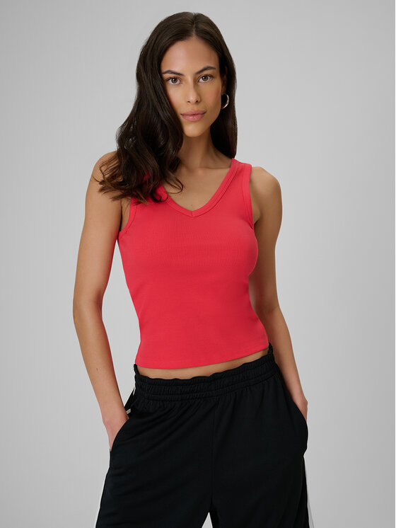 4F 4F Tank top OCEANS KEEPERS Czerwony Slim Fit