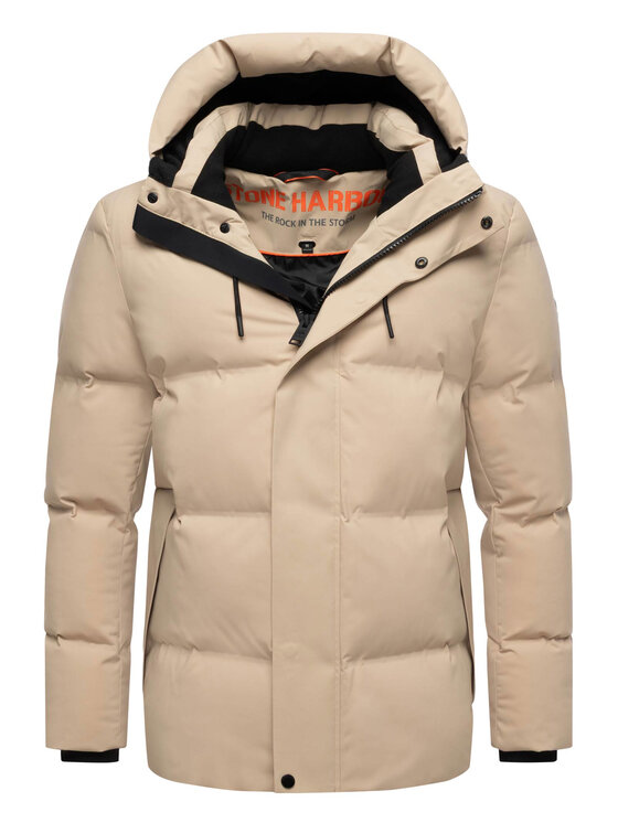 Stone Harbour Stone Harbour Kurtka zimowa Taviaan Beżowy Regular Fit