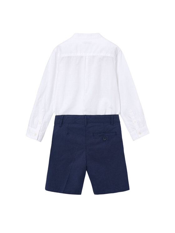 Mayoral Mayoral Set Hemd und Stoffshorts 3216 Dunkelblau Regular Fit