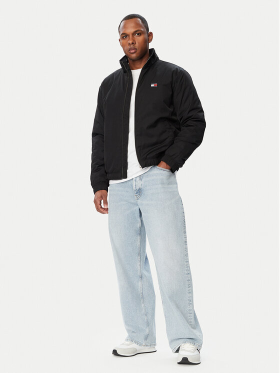 Tommy Jeans Tommy Jeans Übergangsjacke DM0DM21936 Schwarz Regular Fit