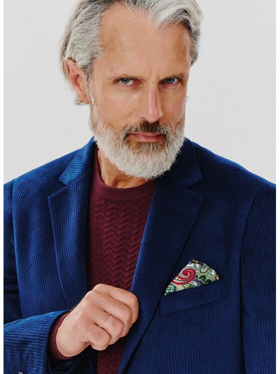 Pako Lorente Pako Lorente Marynarka P24WF-3X-021 Granatowy Slim Fit