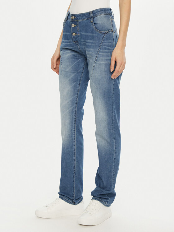 Please Jeans P0VVBQ2W6E Blu Cropped Fit, taglia : XL