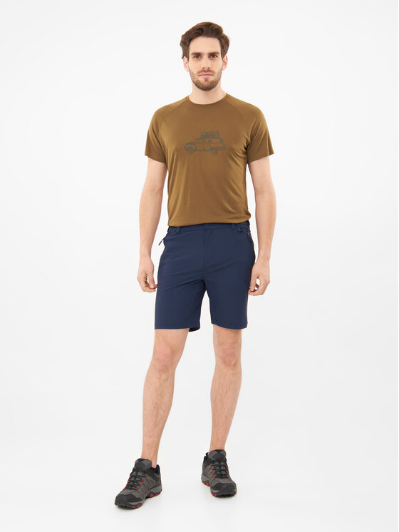 Viking Viking Szorty Spodenki Sequoia Bamboo Man Granatowy Regular Fit