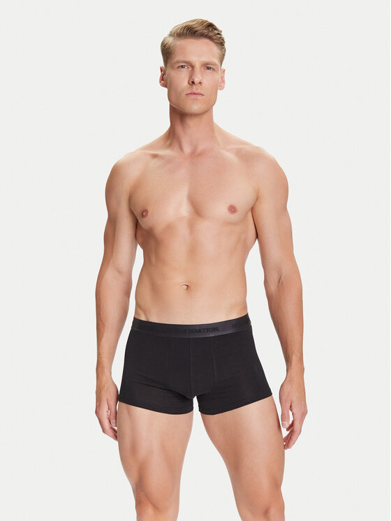 United Colors Of Benetton United Colors Of Benetton Set di 3 boxer 3OP82X01E Nero