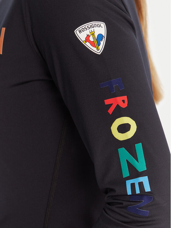 Rossignol Rossignol Funkčná mikina RLOWL11 Čierna Slim Fit