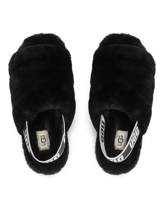 Ugg Ugg Тапочки W Fluff Yeah Slide 1095119 Чорний