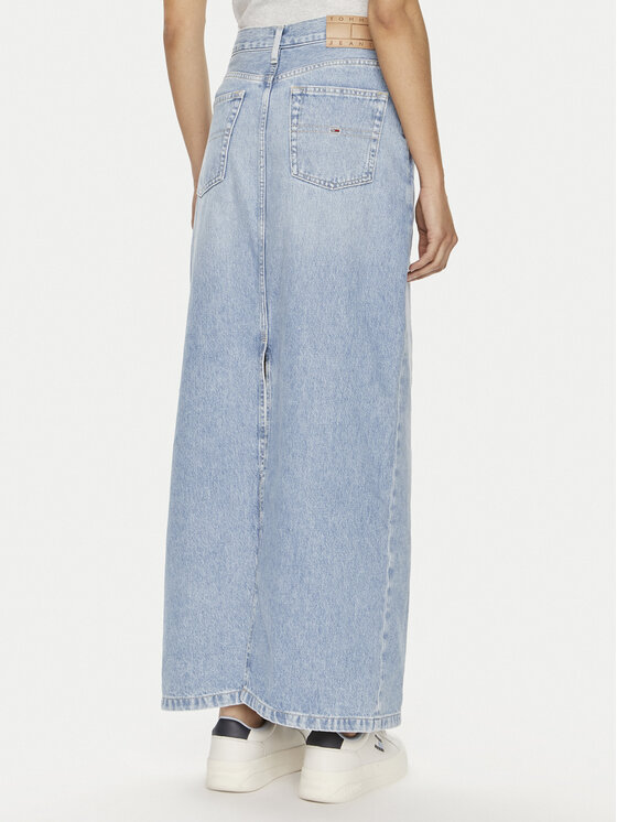 Tommy Jeans Tommy Jeans Fustă de blugi Claire DW0DW19294 Albastru Regular Fit