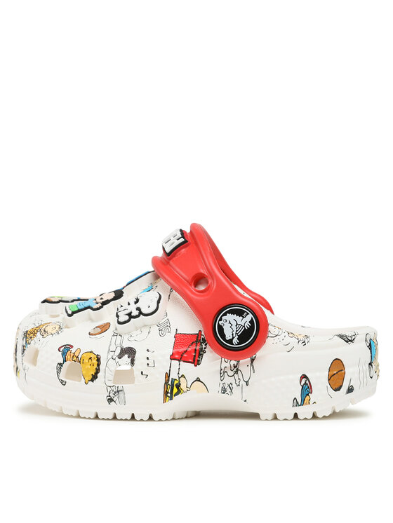 Crocs Crocs Παντόφλες Crocs Peanuts Classic Clog T 208631 Λευκό