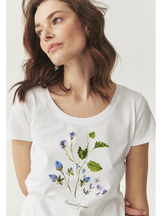 TATUUM Tatuum T-Shirt ANTONIA Biały Fitted Fit