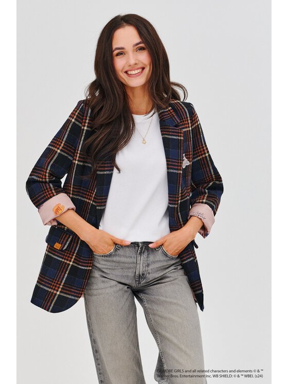 NAOKO NAOKO Marynarka Gilmore Girls Kolorowy Regular Fit
