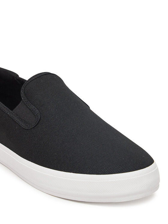 Tommy Hilfiger Tommy Hilfiger Πάνινα παπούτσια Vulc Canvas Slip-On Sneaker FW0FW08645 Μαύρο