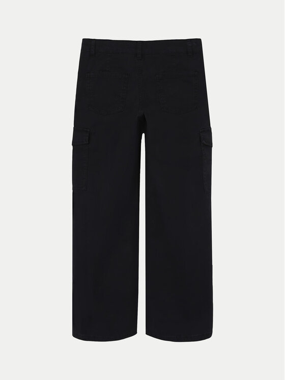 NAME IT NAME IT Παντελόνι υφασμάτινο 13220718 Μαύρο Wide Leg