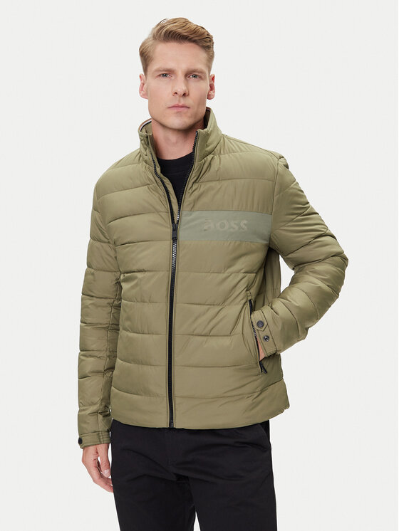 BOSS Kurtka przejściowa H-Cenitos 50519237 Zielony Regular Fit