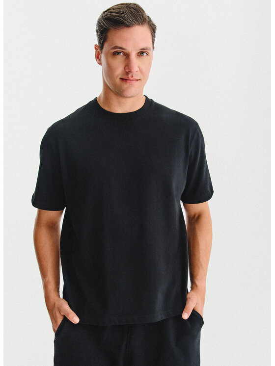 Pako Lorente Pako Lorente T-Shirt U25WB-TT-001 Czarny Oversize