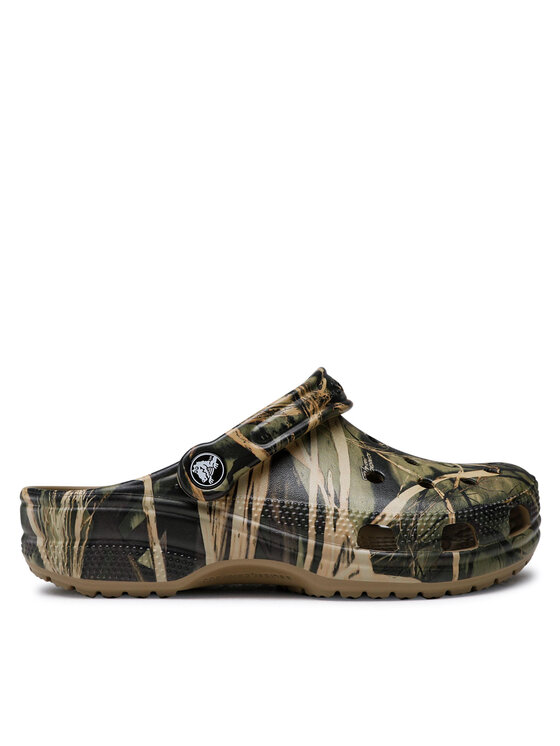 Şlapi Crocs Femei, Mărimea: 37_38, Verde, Classic Realtree 12132