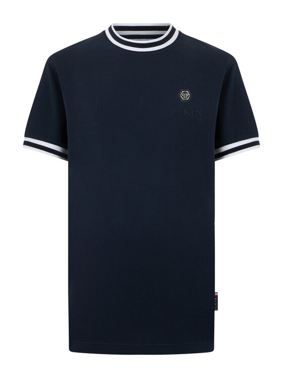 PHILIPP PLEIN PHILIPP PLEIN T-Shirt 31306 Tmavomodrá Regular Fit