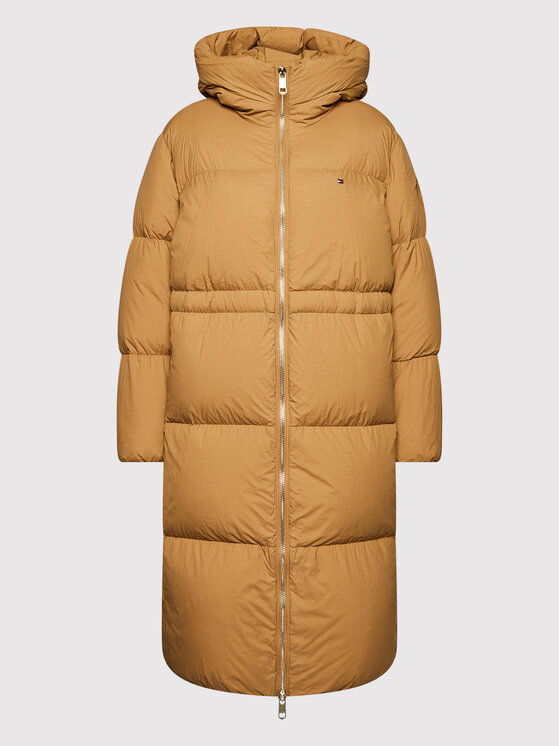Tommy Hilfiger Tommy Hilfiger Μπουφάν πουπουλένιο Nylon Down WW0WW31702 Καφέ Relaxed Fit