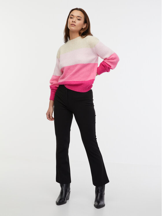 Orsay Orsay Sweter 1000104352000__XS Beżowy Regular Fit