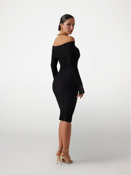 Guess Guess Sukienka 171973 Czarny Classic Fit