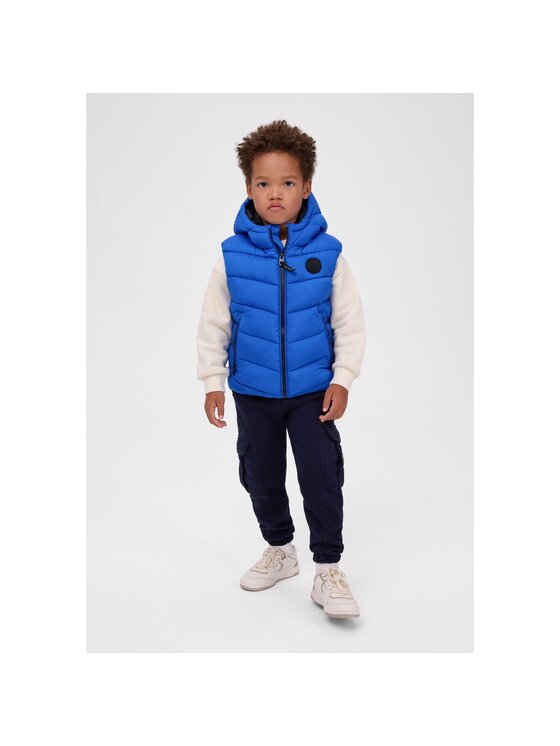 minoti minoti Kamizelka 33GILET501 Niebieski Regular Fit