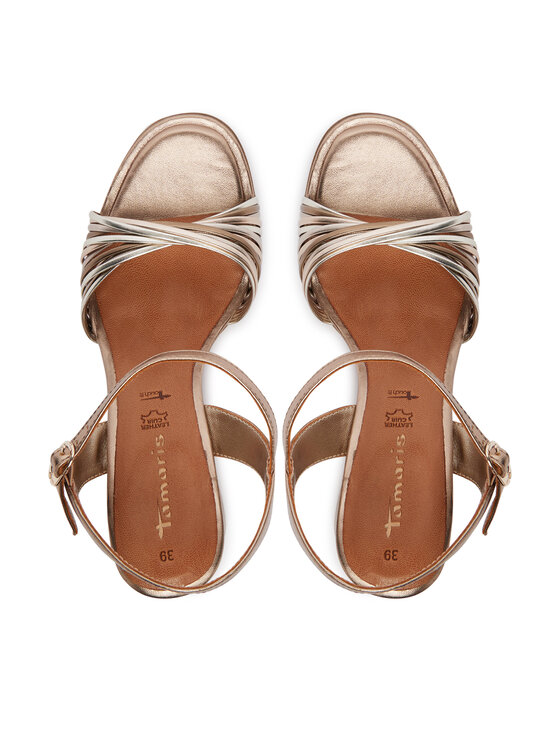 Tamaris Tamaris Sandály 1-28324-42 Zlatá