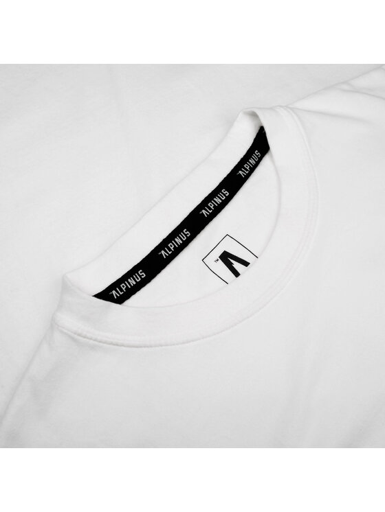 Alpinus Alpinus T-Shirt Como Biały Active Fit
