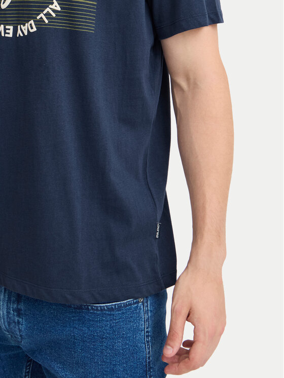 Blend Blend T-särk 20717959 Tumesinine Regular Fit