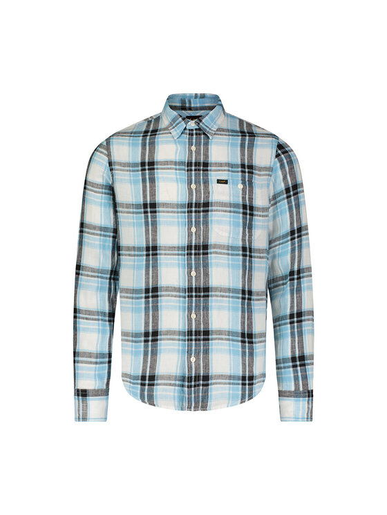 Lee Lee Camicia 112349056 Blu Regular Fit