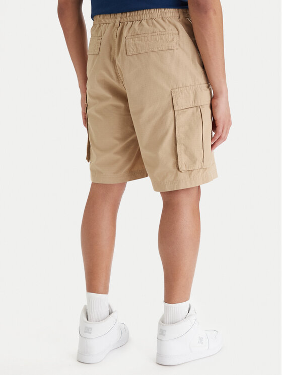 DC Shoes DC Shoes Pantaloncini di tessuto Tundra ADYWS03086 Beige Regular Fit
