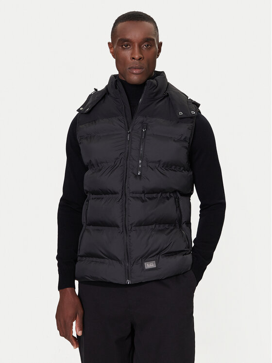 KARL LAGERFELD KARL LAGERFELD Vestă elegantă 505030 554596 Negru Regular Fit