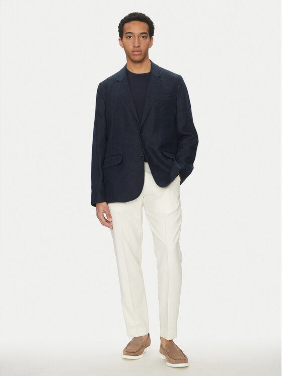 Michael Kors Michael Kors Marynarka CS5100TBEY Granatowy Slim Fit