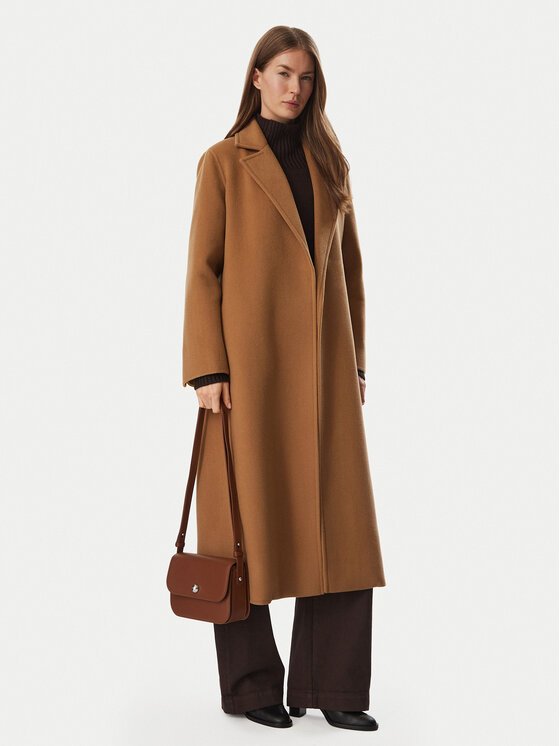MAX&Co. MAX&Co. Vilnonis paltas Olongrund 2626016033200 Šviesiai ruda Regular Fit