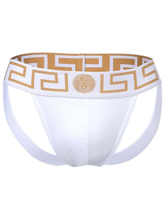 Versace Versace Slipy Jock Strap 26530 Biały
