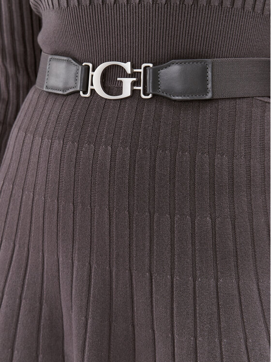 Guess Guess Трикотажна сукня W2BK29 Z2YJ2 Сірий Regular Fit