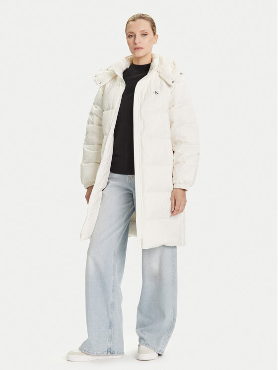 Calvin Klein Jeans Calvin Klein Jeans Kurtka puchowa Essential LV047D502G Beżowy Regular Fit