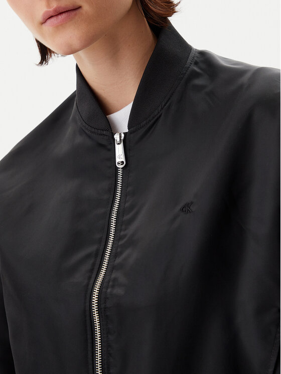 Calvin Klein Jeans Calvin Klein Jeans Bunda bomber Hero LV047B528G Černá Relaxed Fit