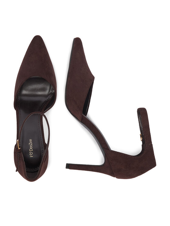 DeeZee DeeZee Pantofi cu toc subțire CEO-TS6391-01 Maro