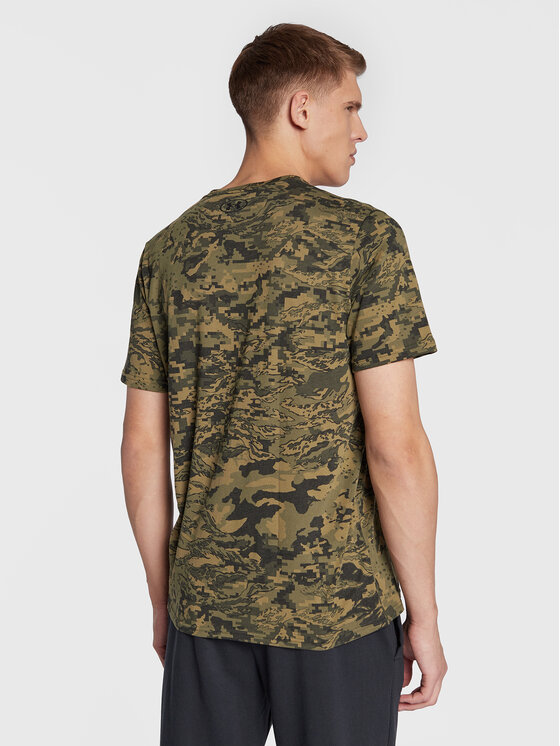 Under Armour Under Armour Tricou UA ABC Camo Kaki Loose Fit