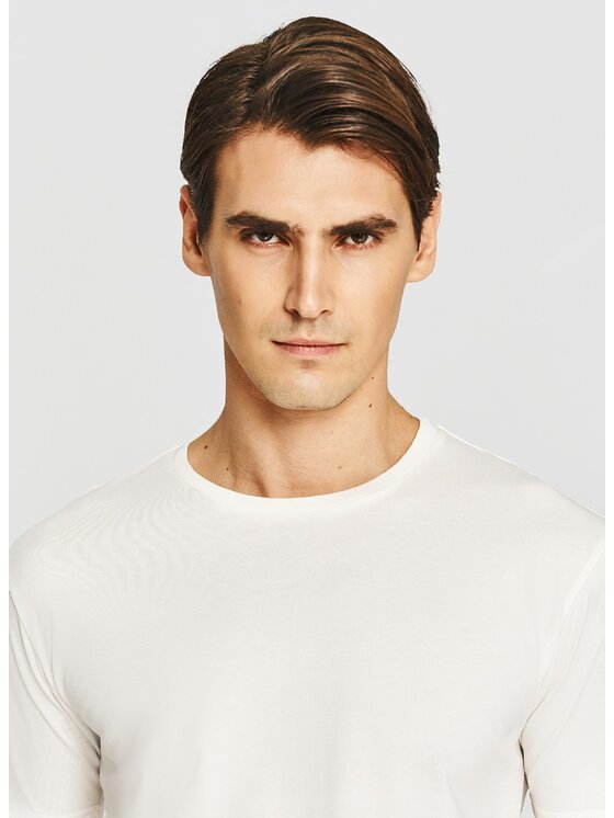 Pako Lorente Pako Lorente T-Shirt P26SF-TT-001 Biały Regular Fit