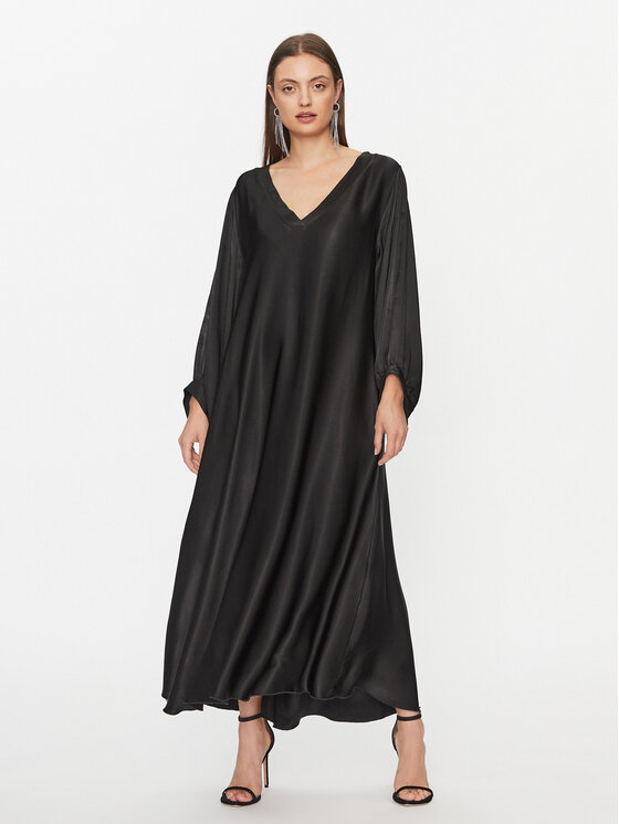 Dixie Rochie de zi A782Z037 Negru Relaxed Fit