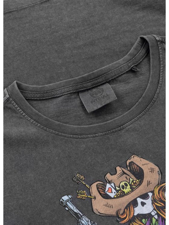 PITBULL PITBULL T-Shirt AUTOMATIC Szary Regular Fit