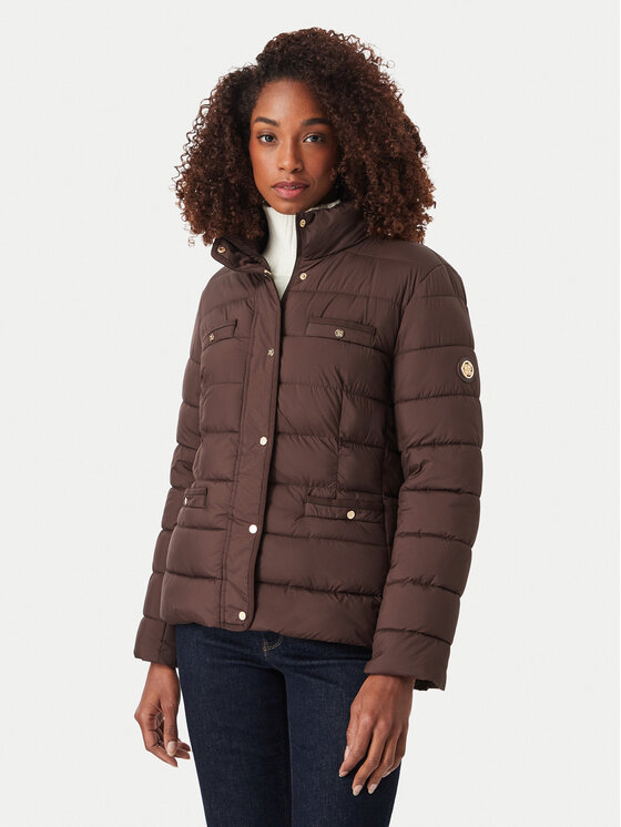 Nine West Nine West Demisezoninė striukė 62KUDP1105 Ruda Regular Fit