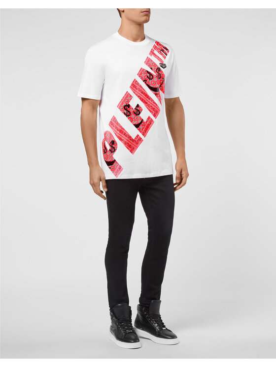 PHILIPP PLEIN PHILIPP PLEIN T-Shirt 30422 Biały Regular Fit