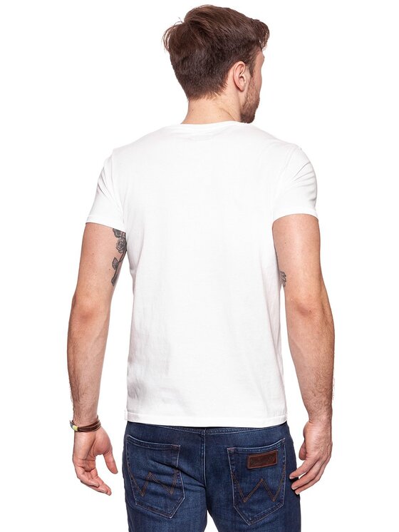 Wrangler Wrangler T-shirt GRAPHIC TEE Bianco Regular Fit
