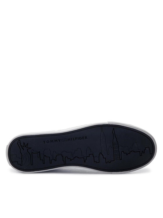 Tommy Hilfiger Tommy Hilfiger Sneakersy Essential Leather Sneaker FM0FM02157 Bílá