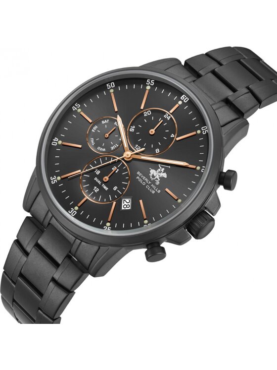 Beverly Hills Polo Club Beverly Hills Polo Club Zegarek BP3727X.660 Czarny