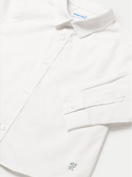 Mayoral Mayoral Сорочка 124 Білий Regular Fit