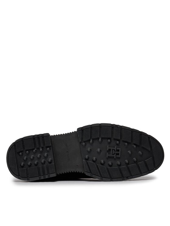 Tommy Hilfiger Tommy Hilfiger Μπότες Comfort Cleated Termo Lth Boot FM0FM04651 Μαύρο